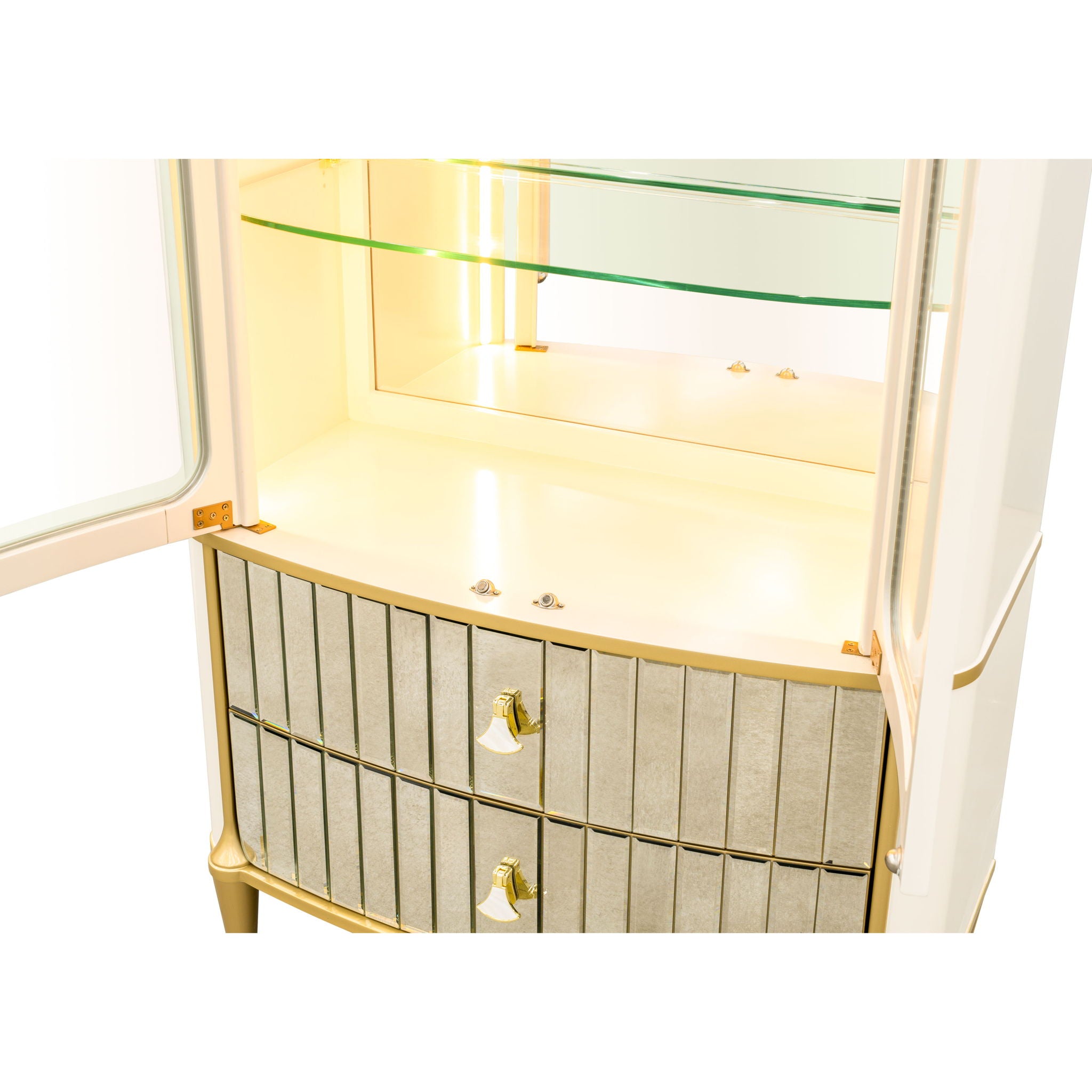 Scotts Square - Display Cabinet - Light Champagne