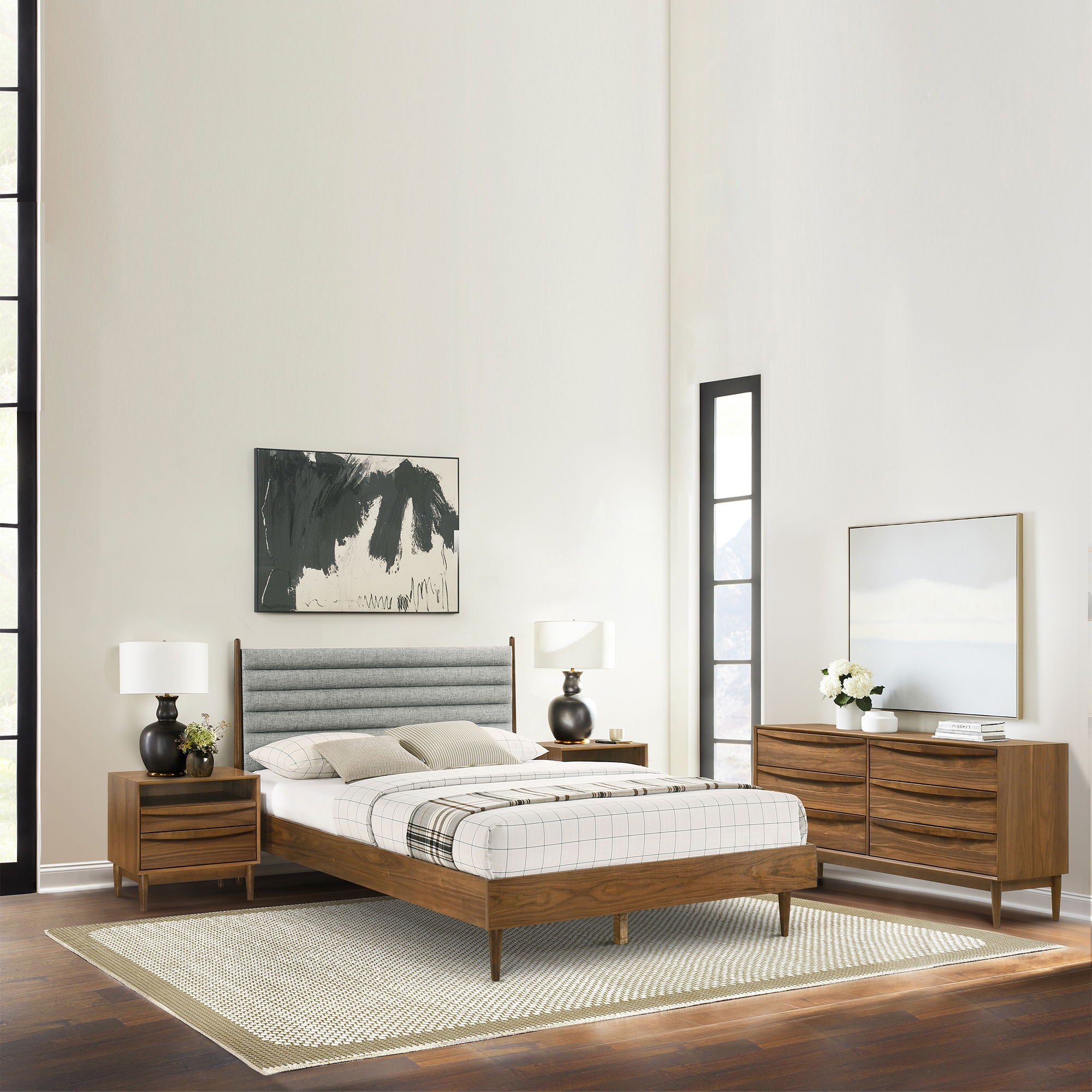 Artemio - Platform Wood Bed Frame