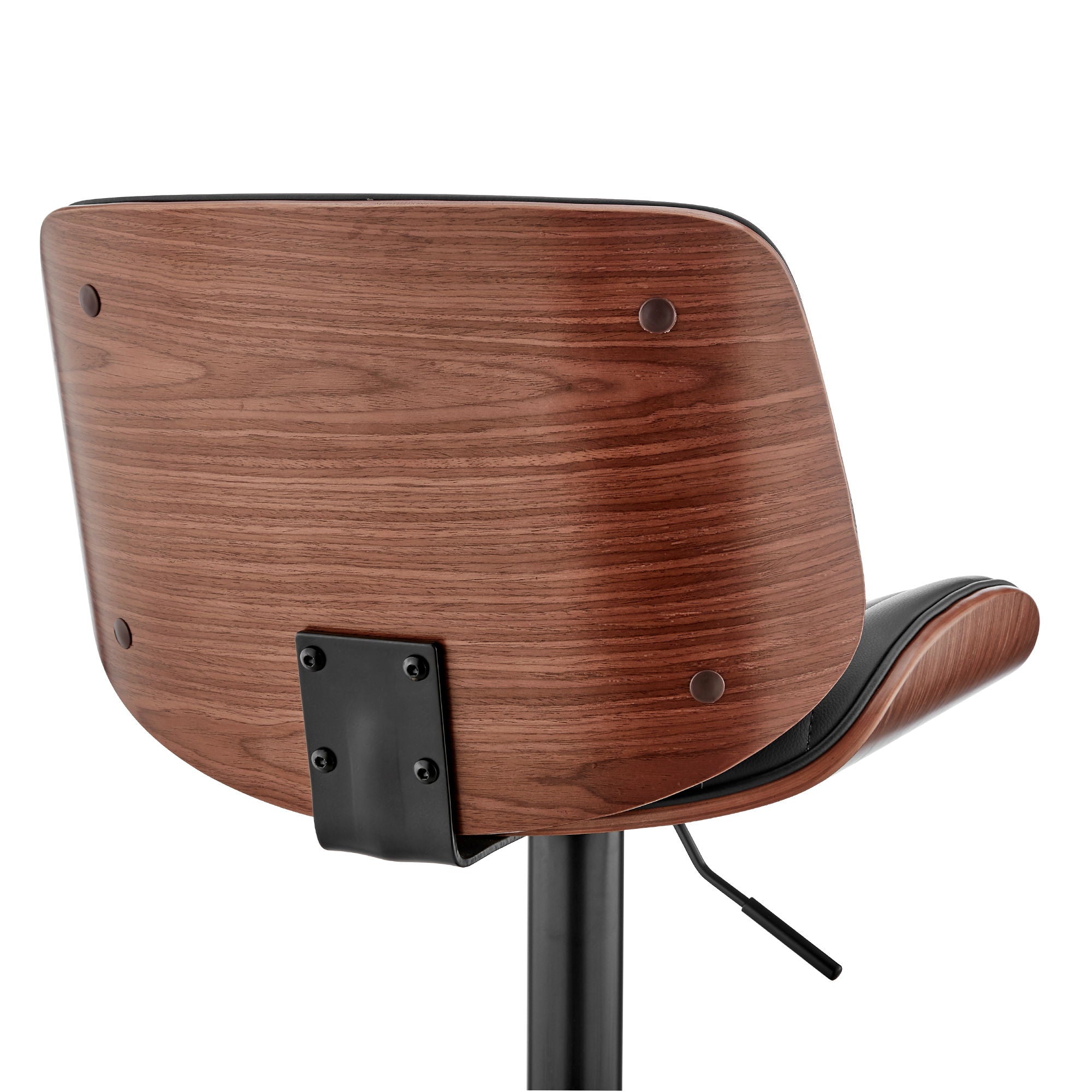 Brock - Adjustable Bar Stool With Black Base