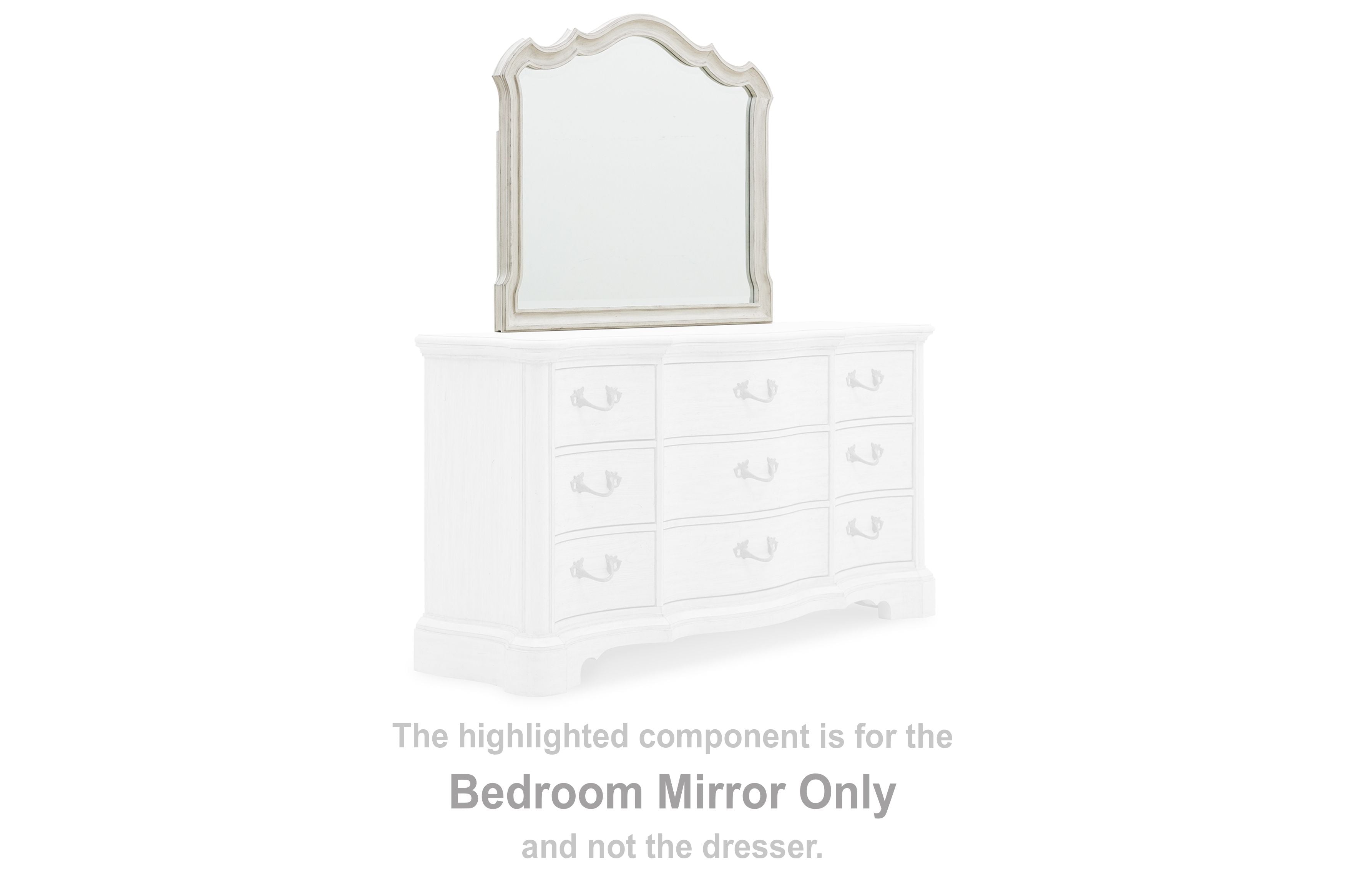 Arlendyne - Bedroom Mirror - Antique White