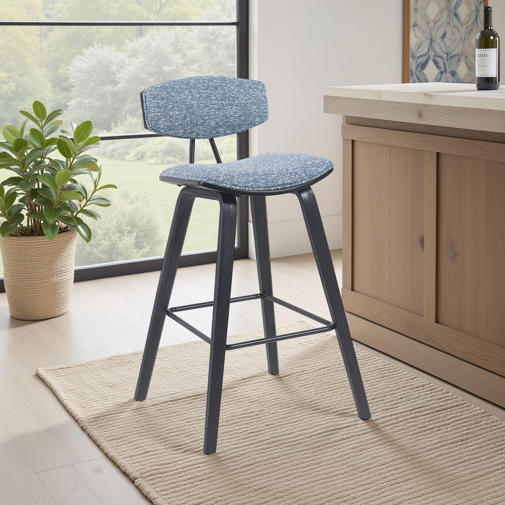 Fox - Mid-Century Modern Bar Stool