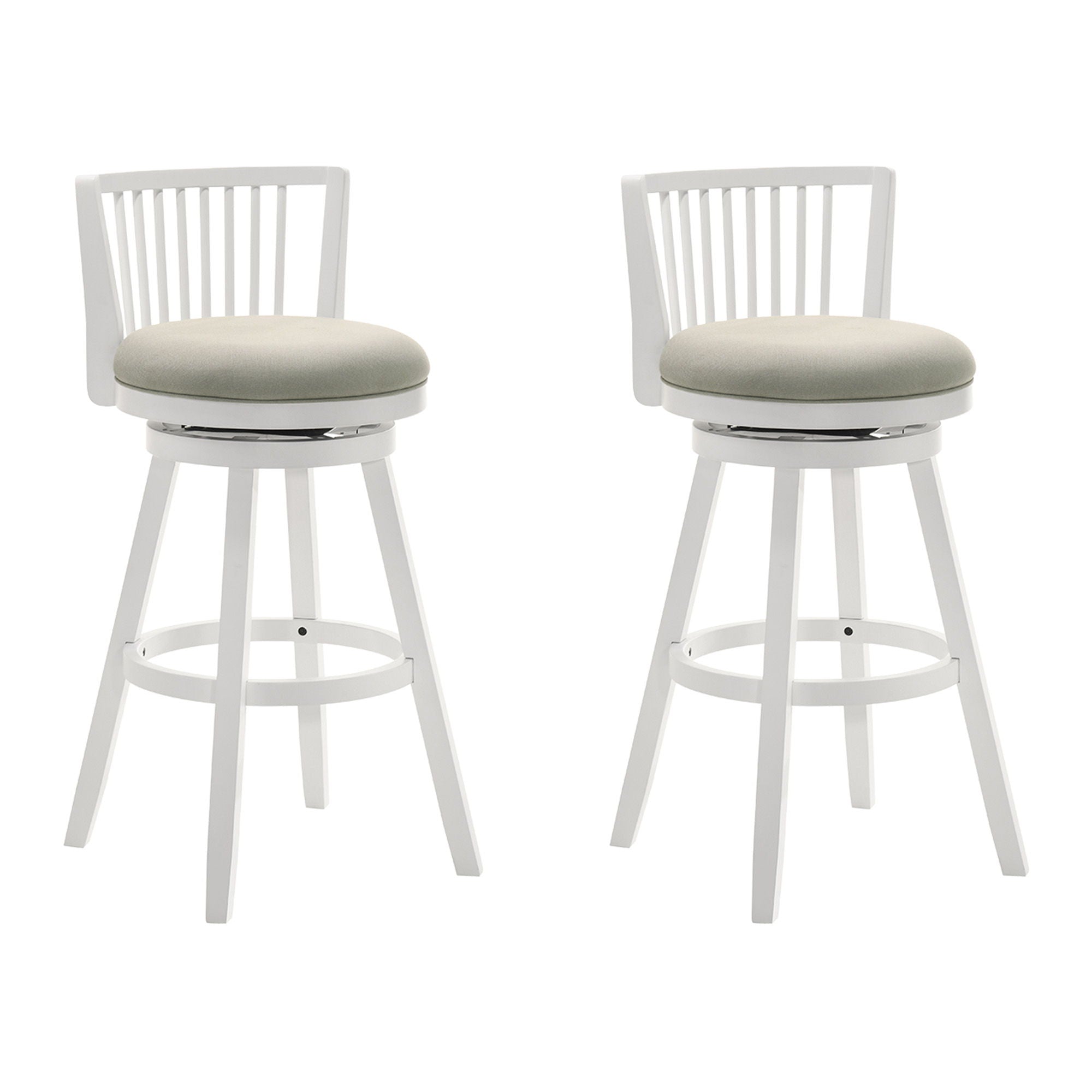 Harper - 26" Amber Glow Counter Height Rubberwood Swivel Barstool
