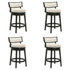 Noely - Modern Farmhouse Swivel Wood Counter Height Kitchen Bar Stool