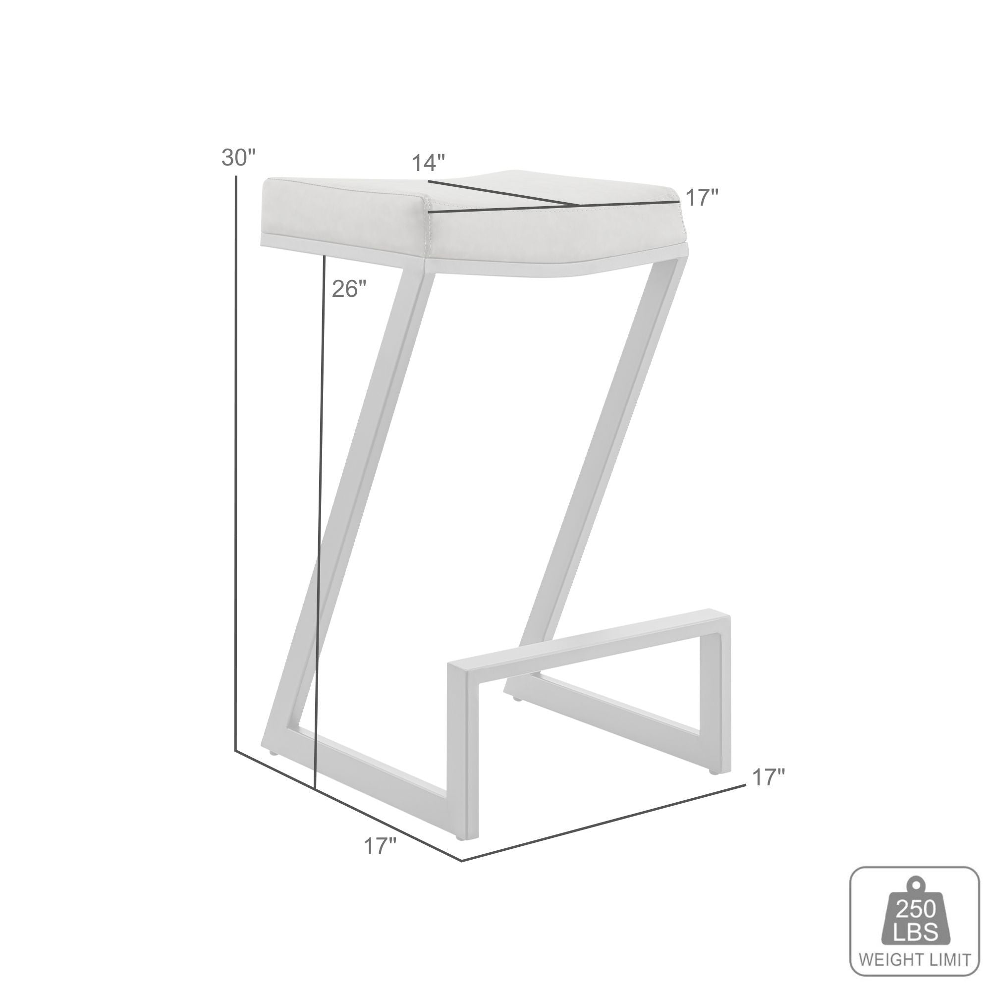 Atlantis - Vintage Backless Stool