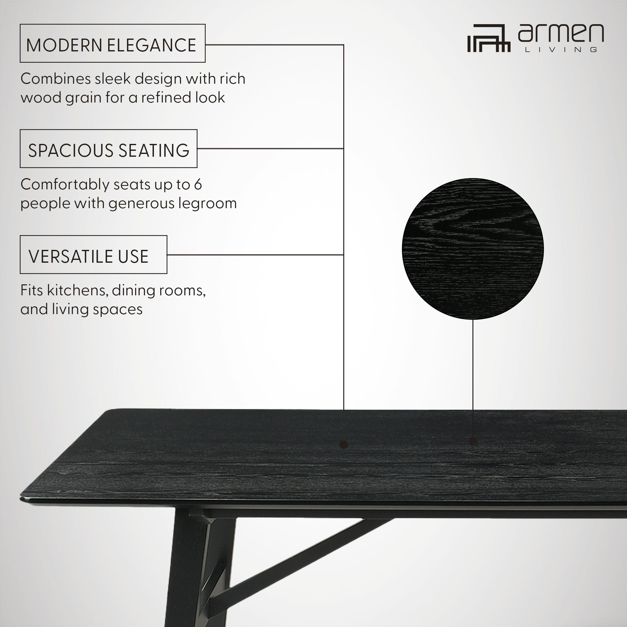 Channell - Wood Dining Table