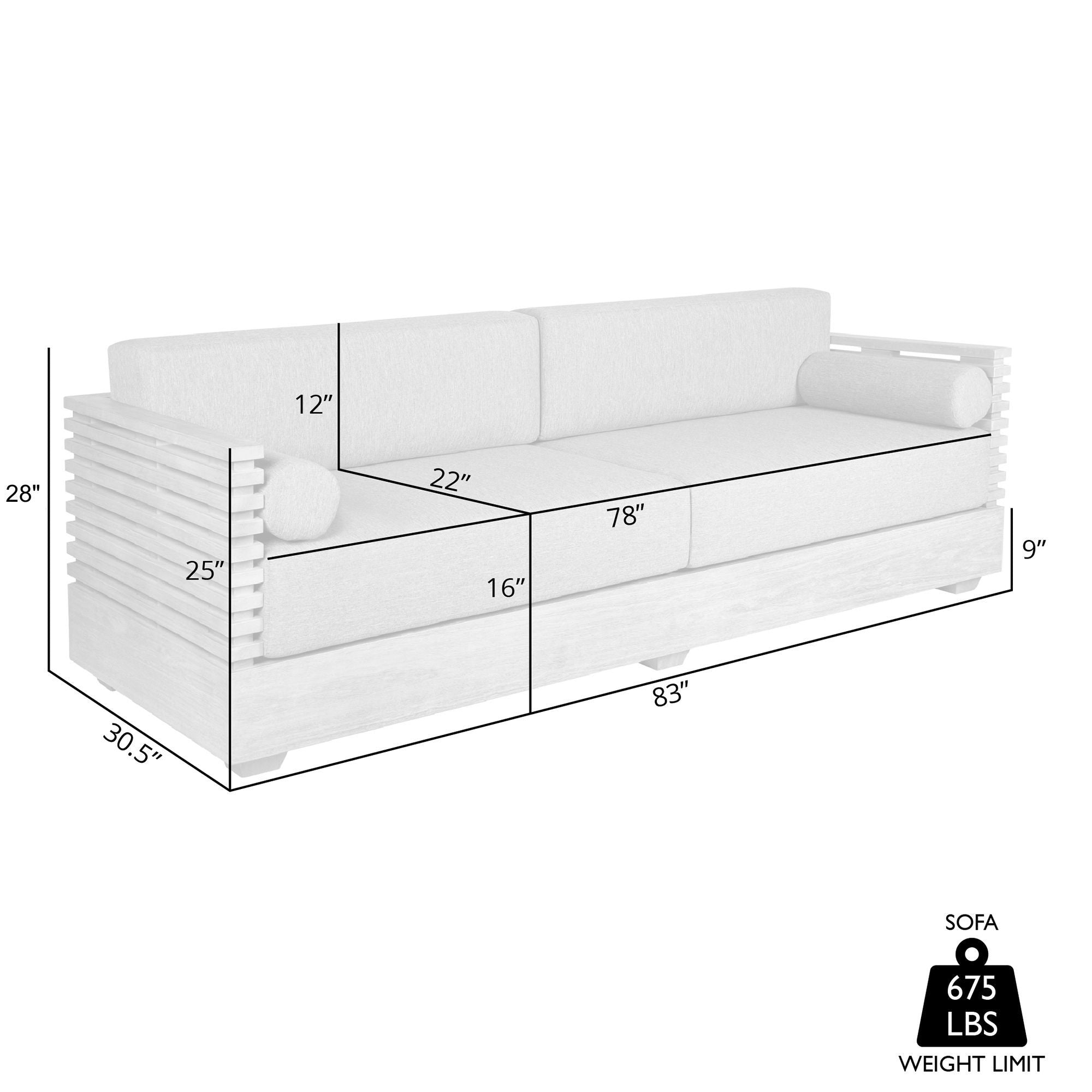 Vivid - Outdoor Patio Sofa