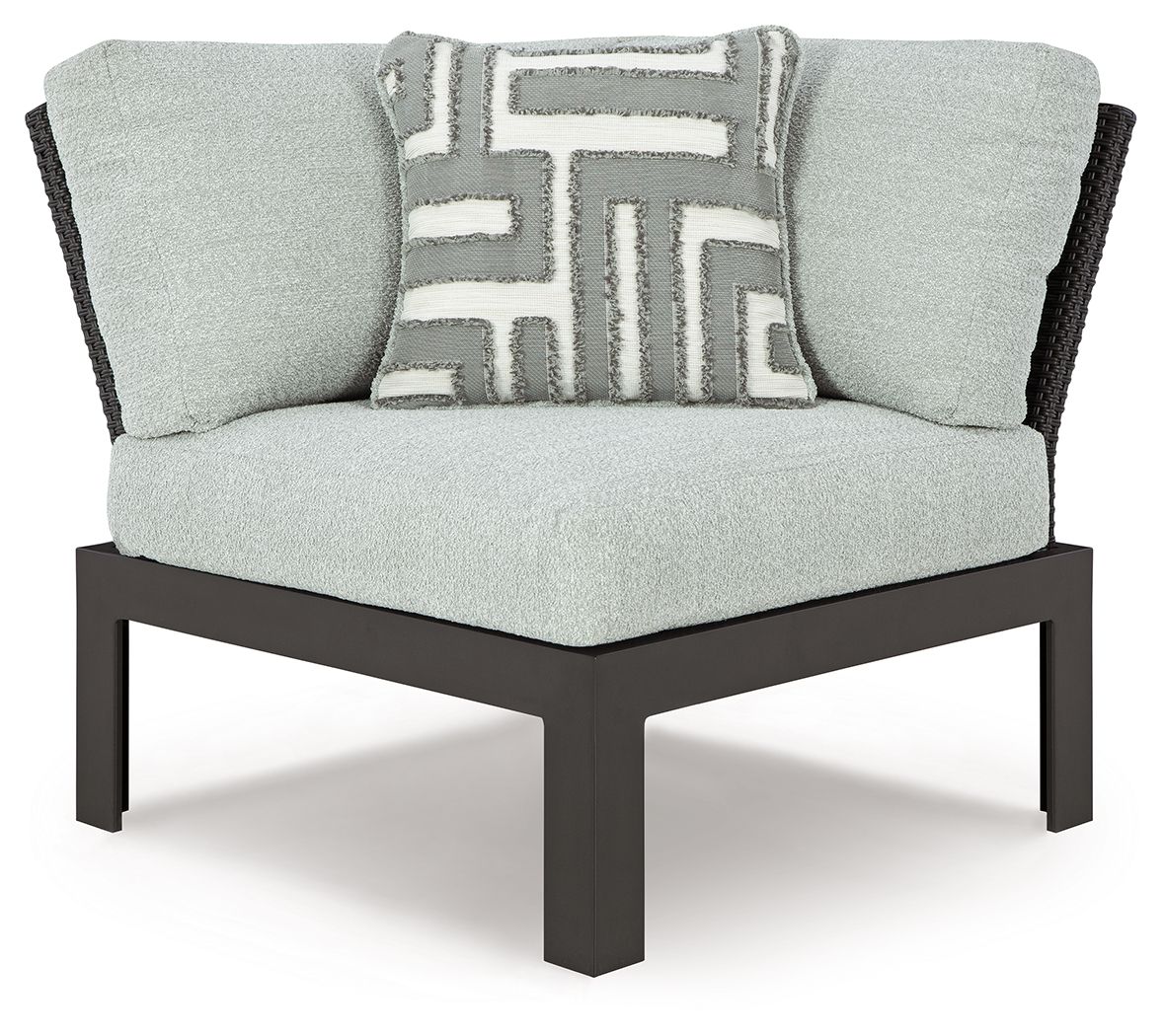Beachloft - Corner With Cushion - Black / Gray
