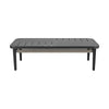 Zella - Rectangular Coffee Table - Charcoal / Light Gray