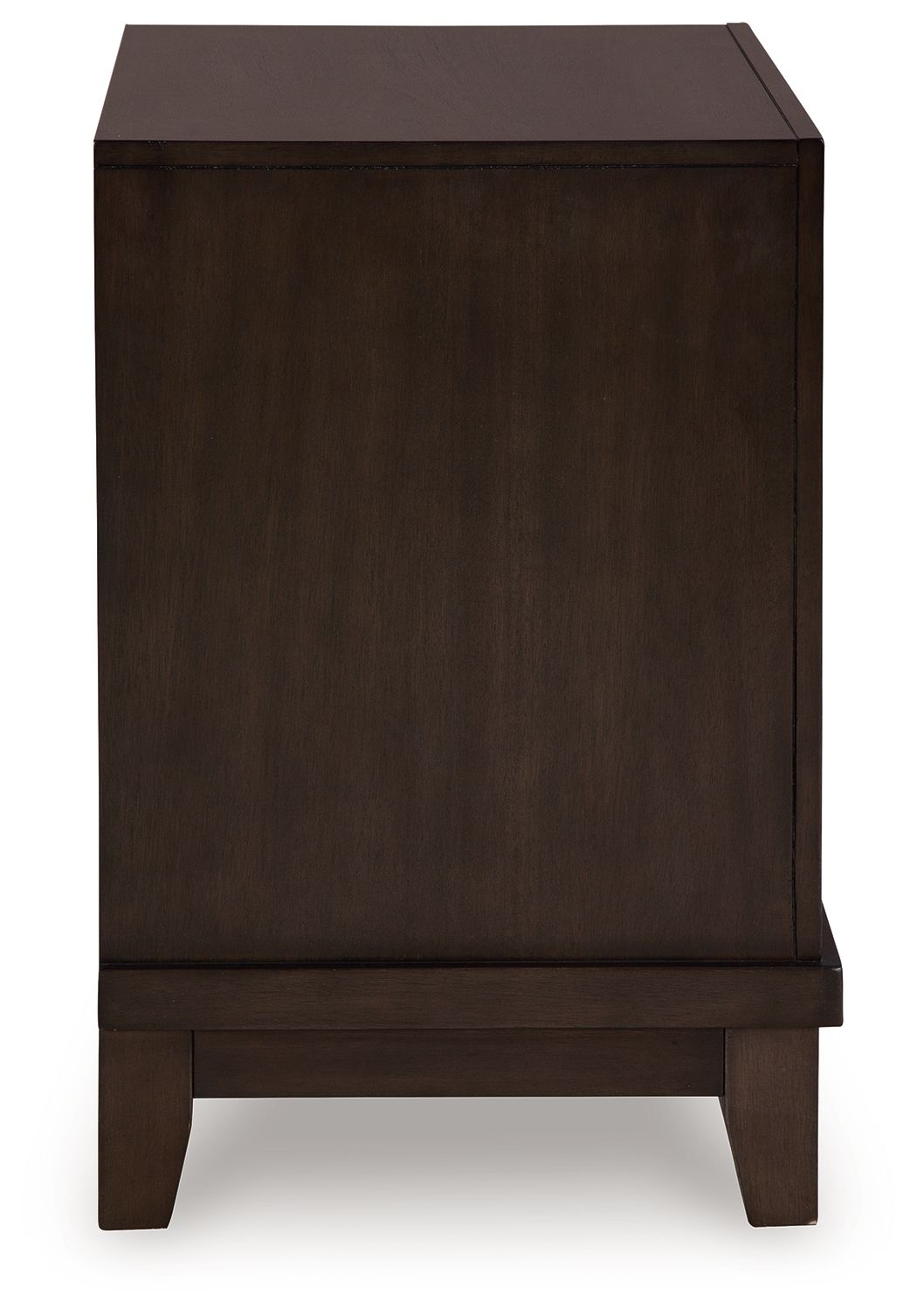 Neymorton - Two Drawer Night Stand - Dark Grayish Brown