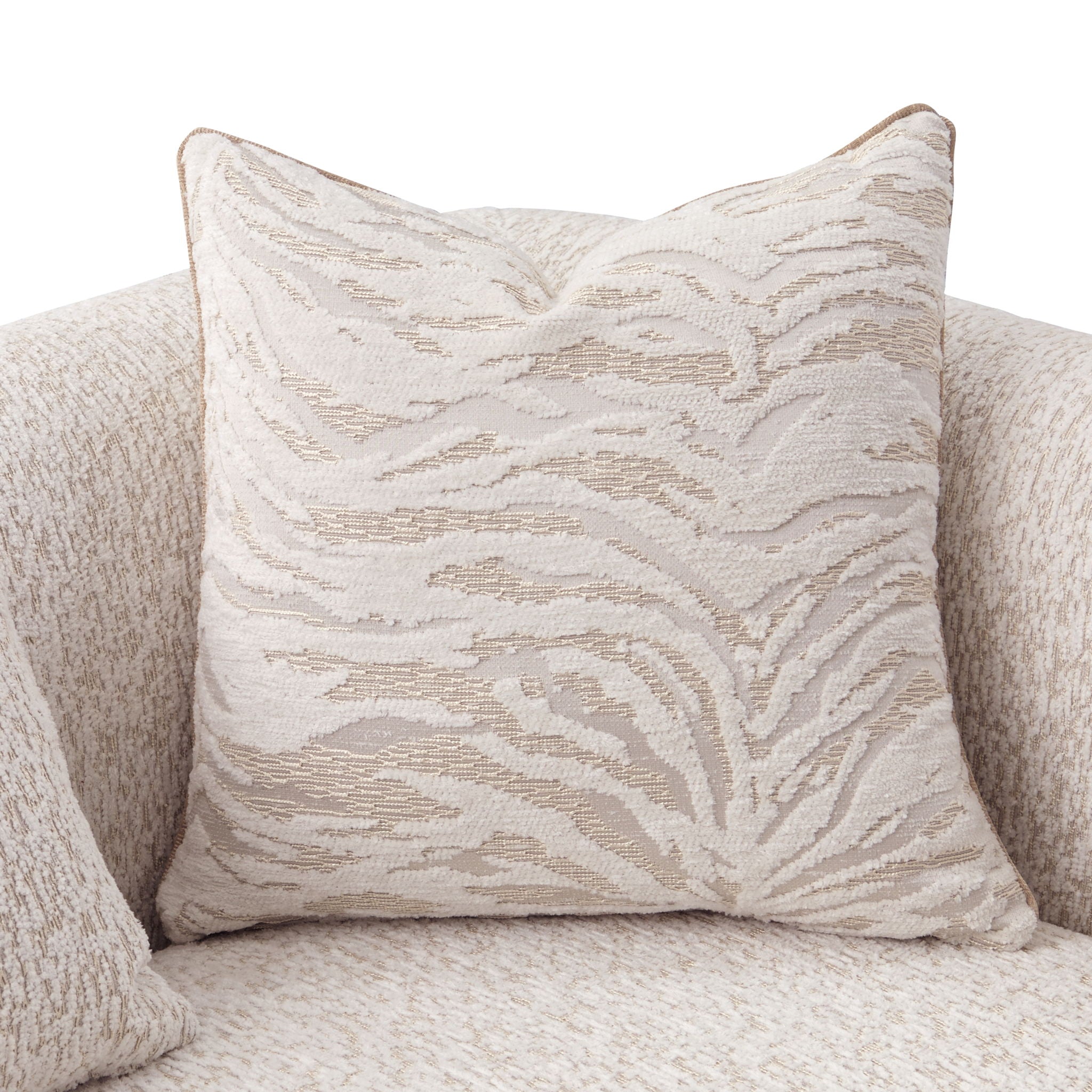 Savannah Breeze - Loveseat - Cashmere / Gold