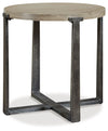 Dalenville - Round End Table - Gray
