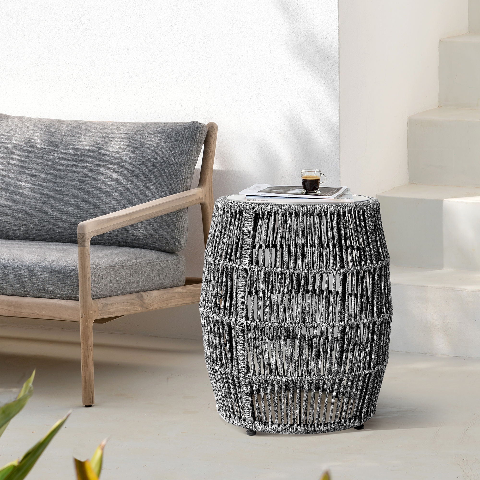 Opus - Indoor Outdoor Garden Stool End Table