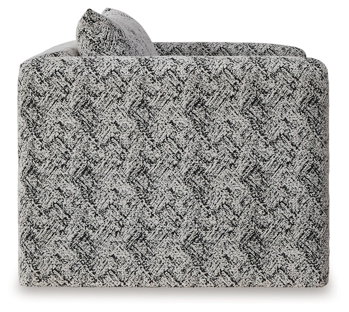 Kenbell - Accent Chair - Black / White