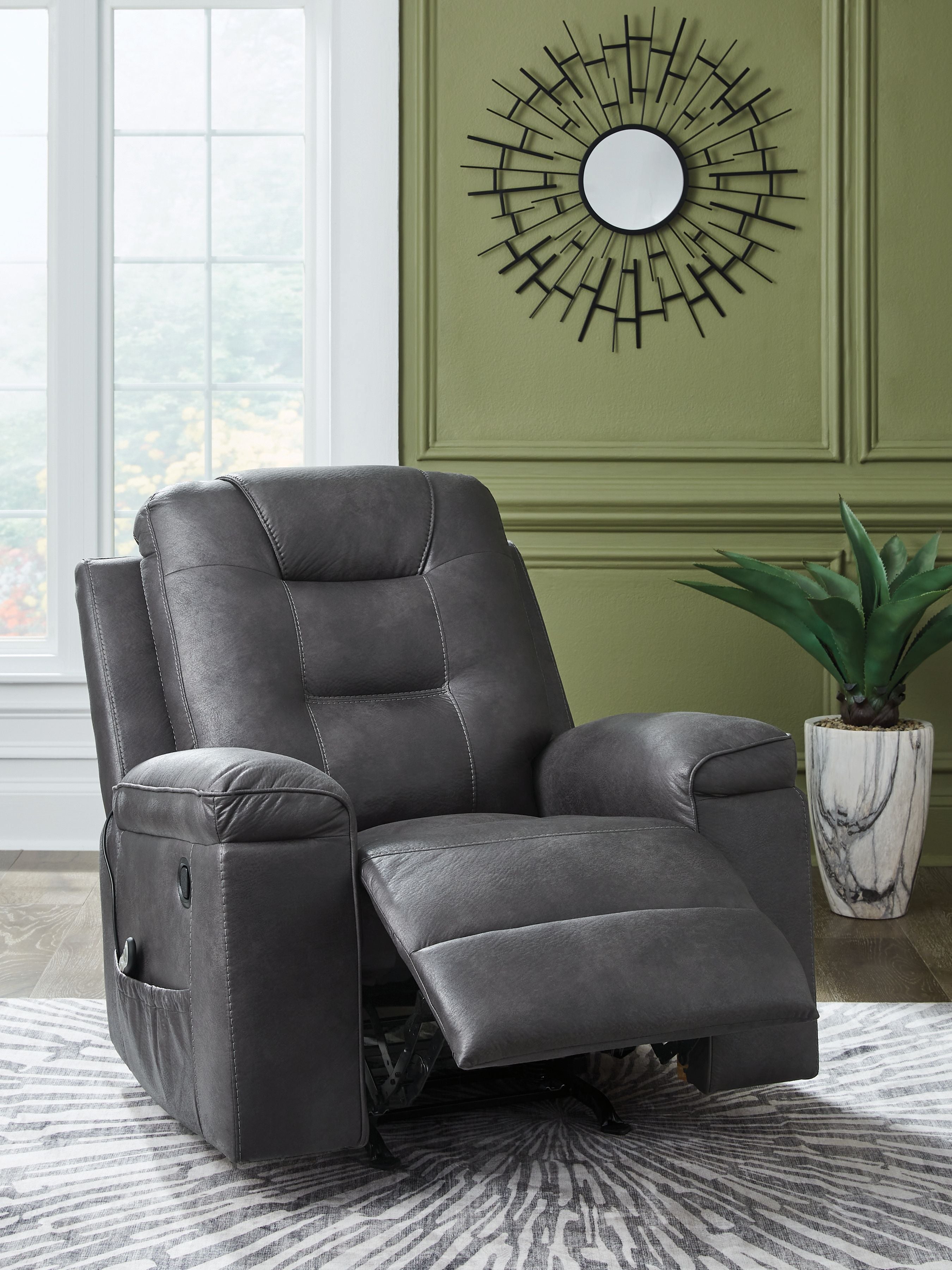 Stockworth - Rocker Recliner - Granite