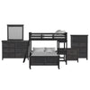 Hampton Kids - Loft With Ladder And Desk With Speaker Bedroom Set