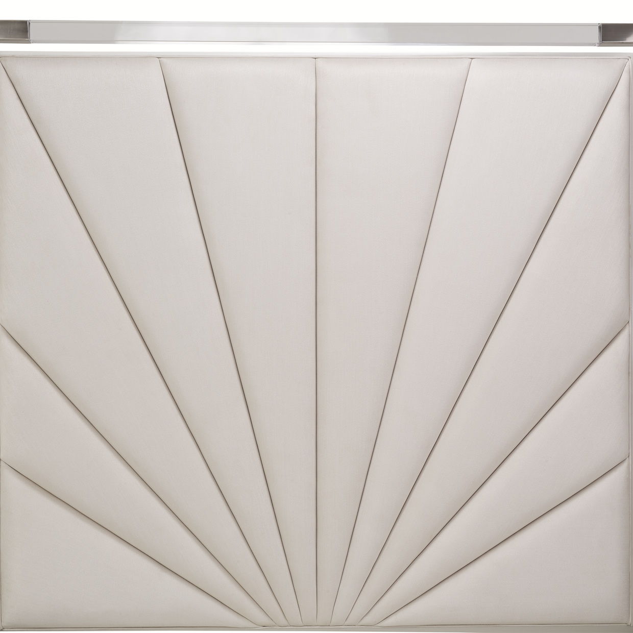 Penthouse - Eastern King Canopy Bed - Frosted Linen / Ash Gray