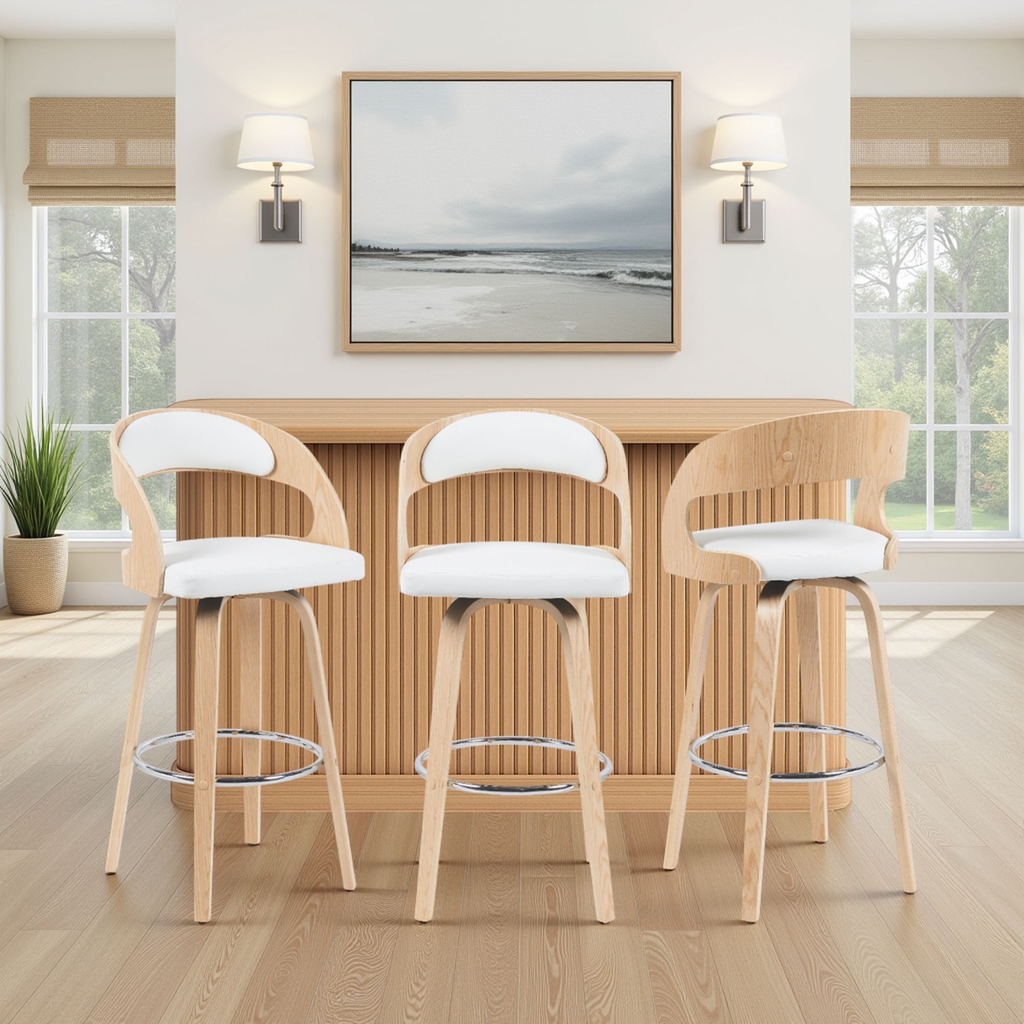 Shelly - 30" Bar Height Swivel Bar Stool