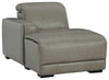 Correze - LAF PWR Reclining Back Chaise - Gray