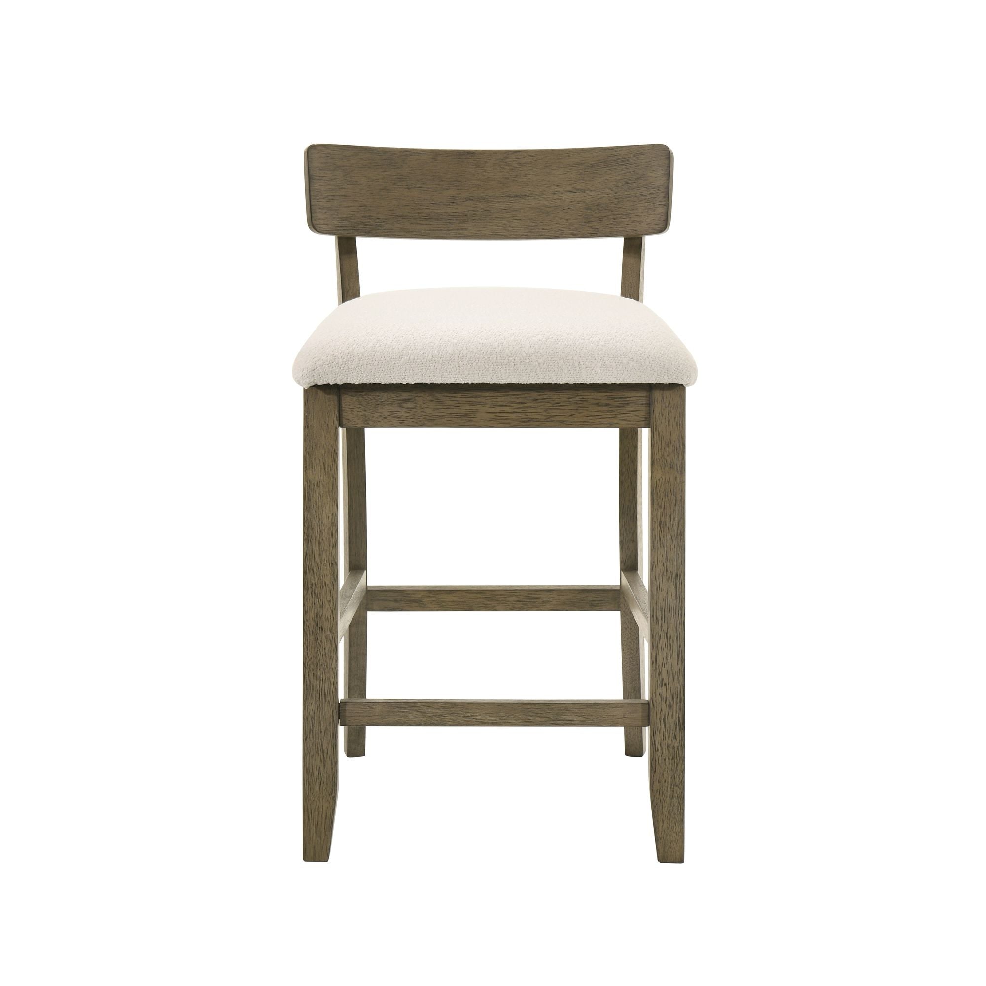 Merie - Modern Transitional Wood Counter Height Kitchen Bar Stool