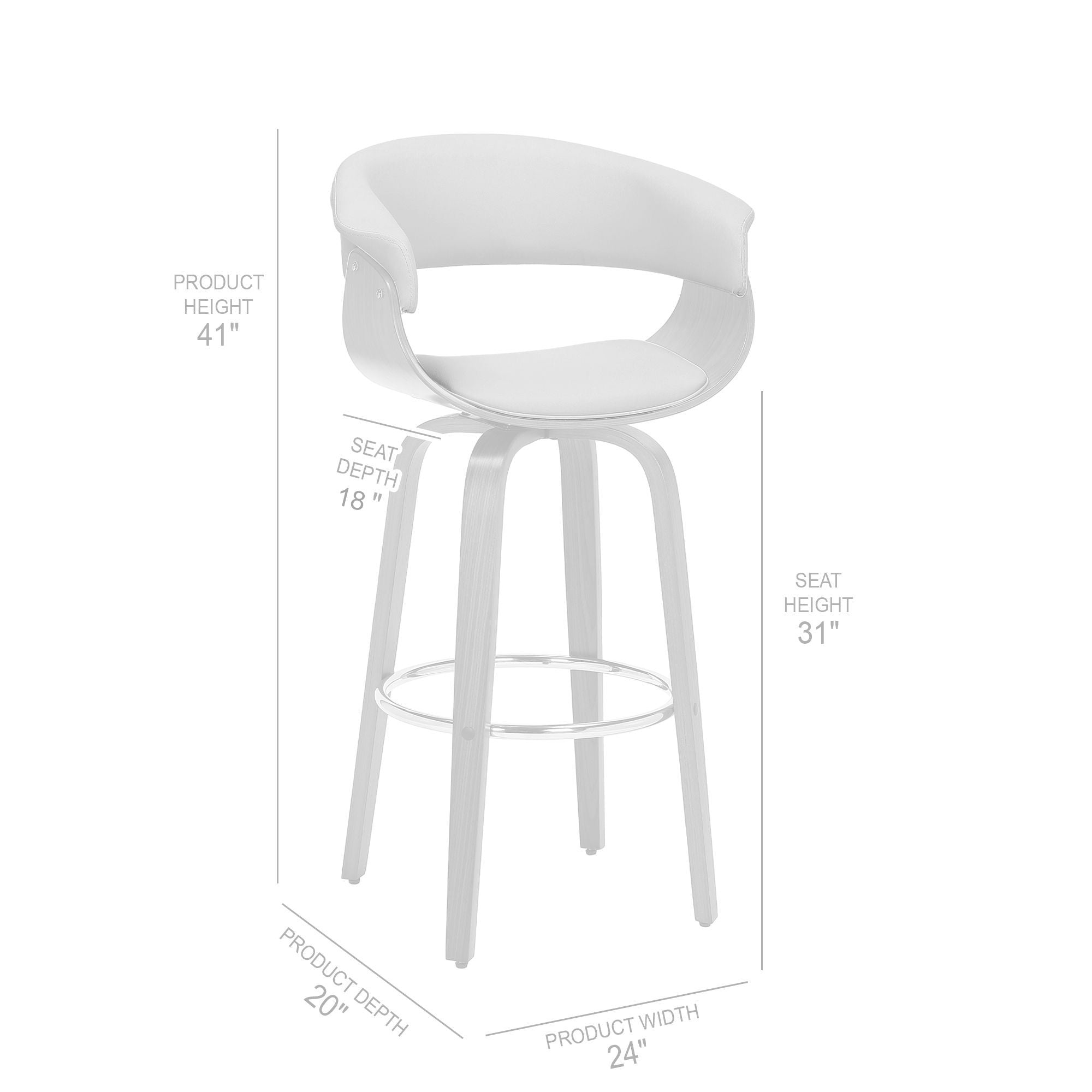 Julyssa - Swivel Bar Stool