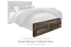 Derekson - Queen Storage Footboard - Multi Gray