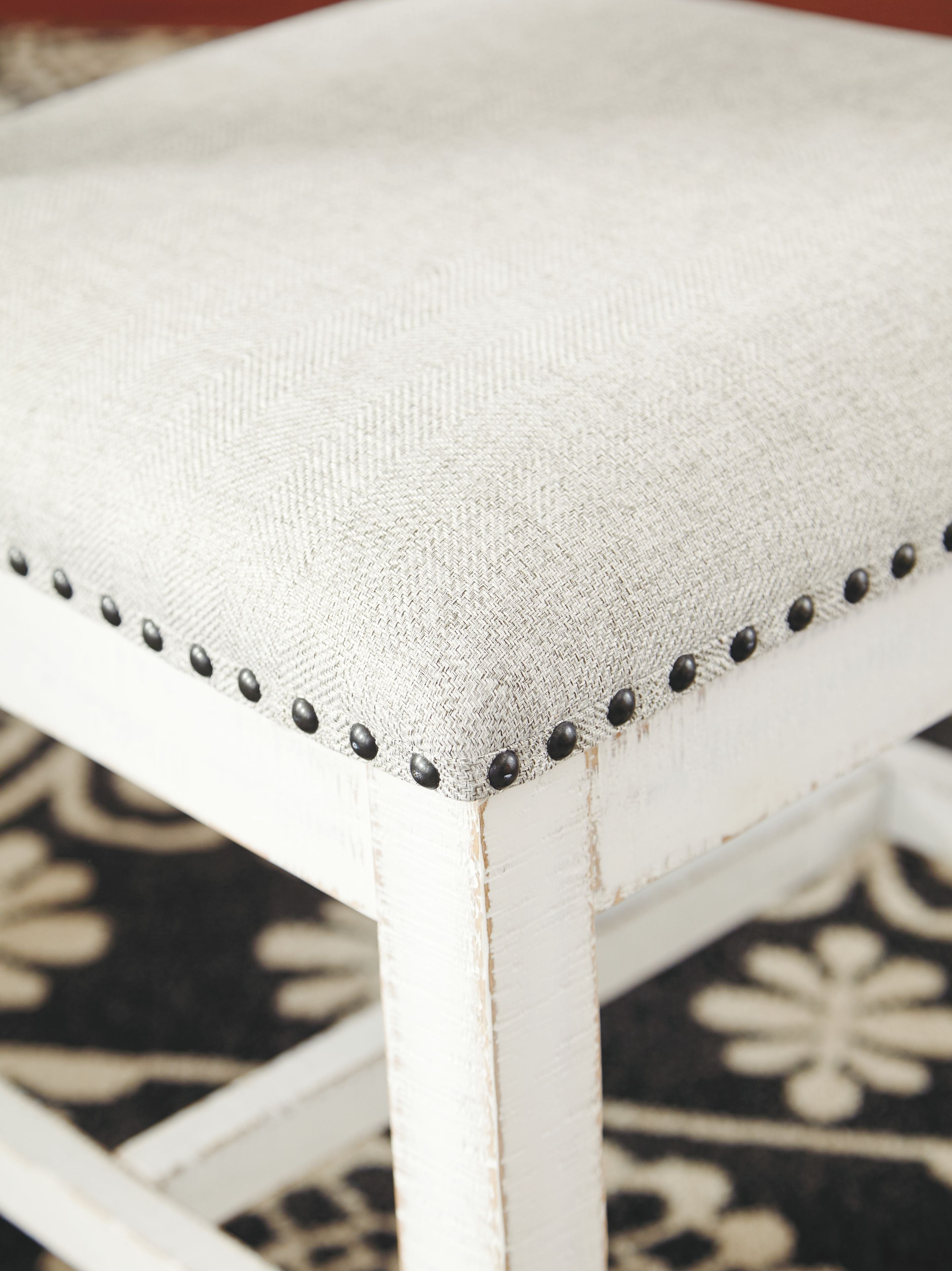 Valebeck - Dining UPH Side Chair (Set of 2) - Beige / White