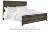 Wynnlow - King Panel Headboard/Footboard - Gray