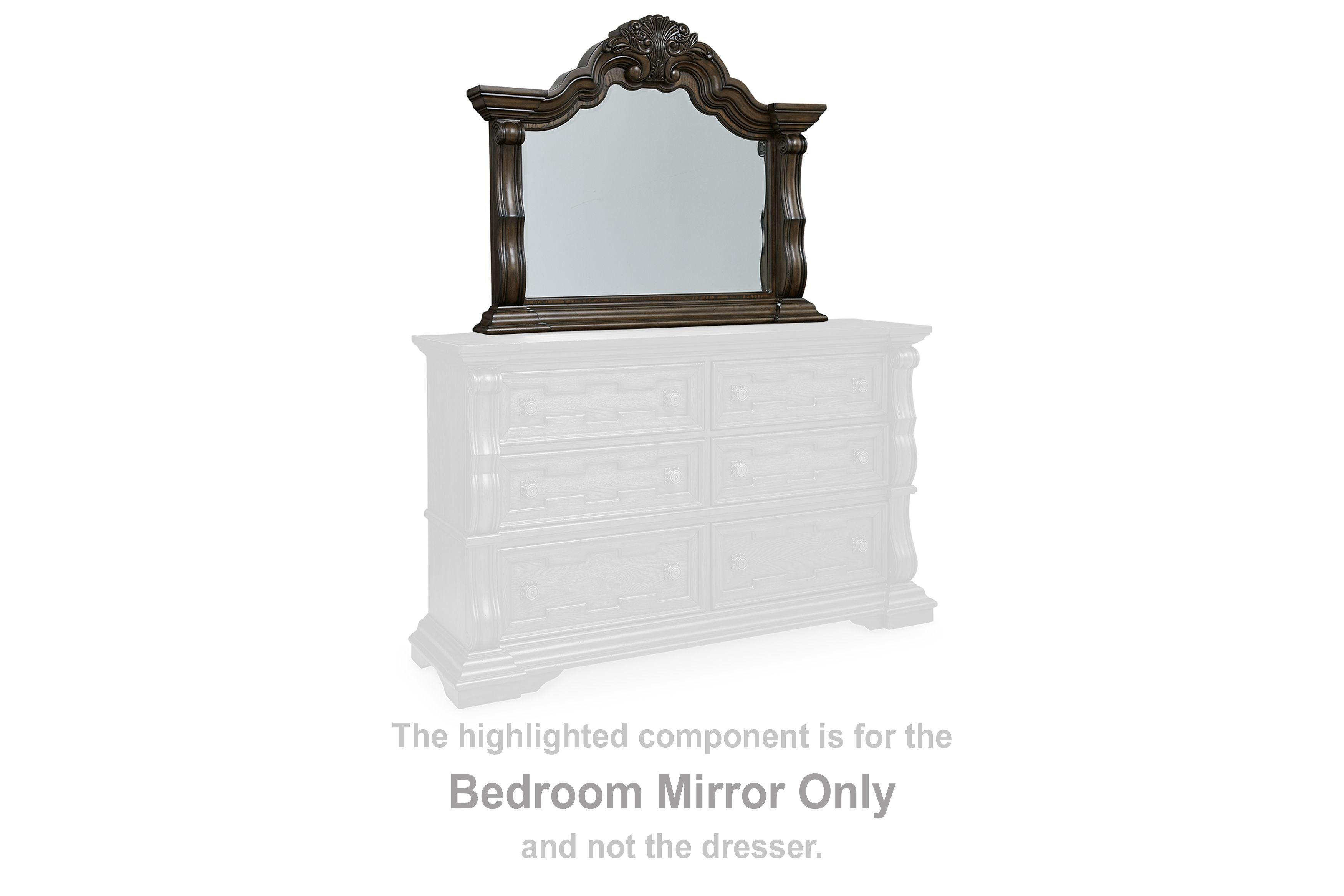 Maylee - Bedroom Mirror - Dark Brown
