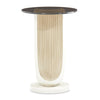 La Marisia - Accent Table - Creamy Pearl