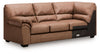 WillowBend - LAF Sofa With Corner Wedge - Caramel