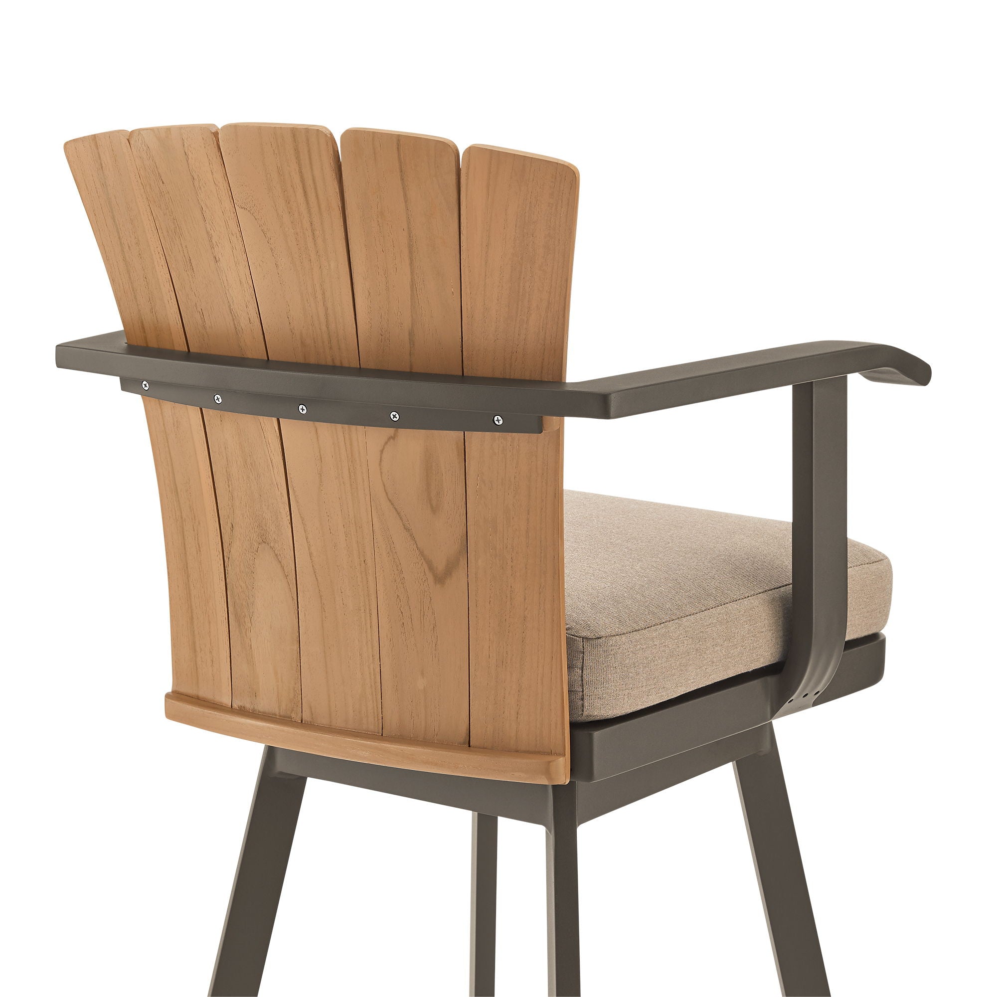Hazel - Outdoor Patio Swivel Bar Stool