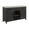 Axel - Server - Light Gray / Espresso