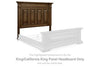 Frantanna - King/California King Panel Headboard - Brown