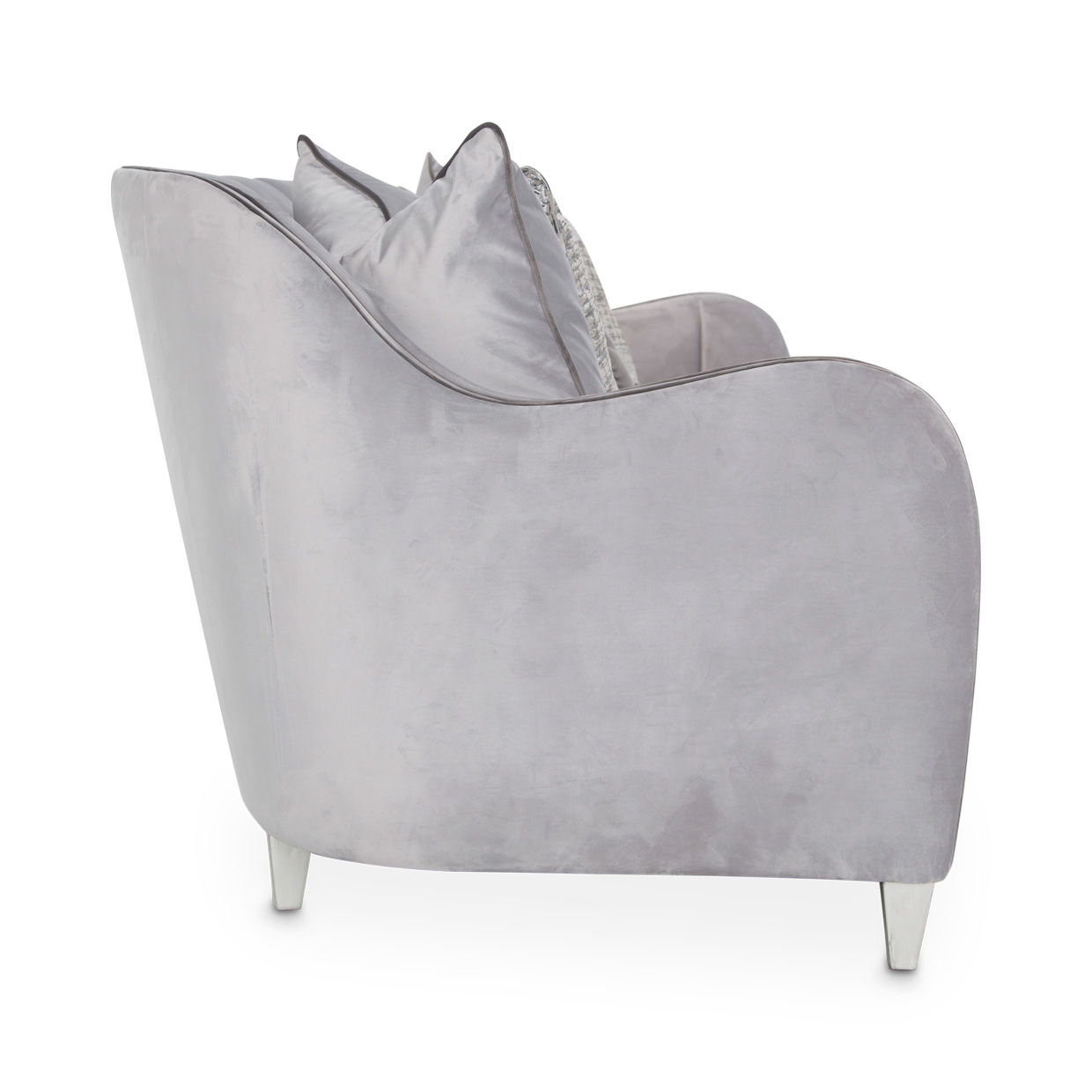 Roxbury Park - Velvet Sofa - Steel / Slate