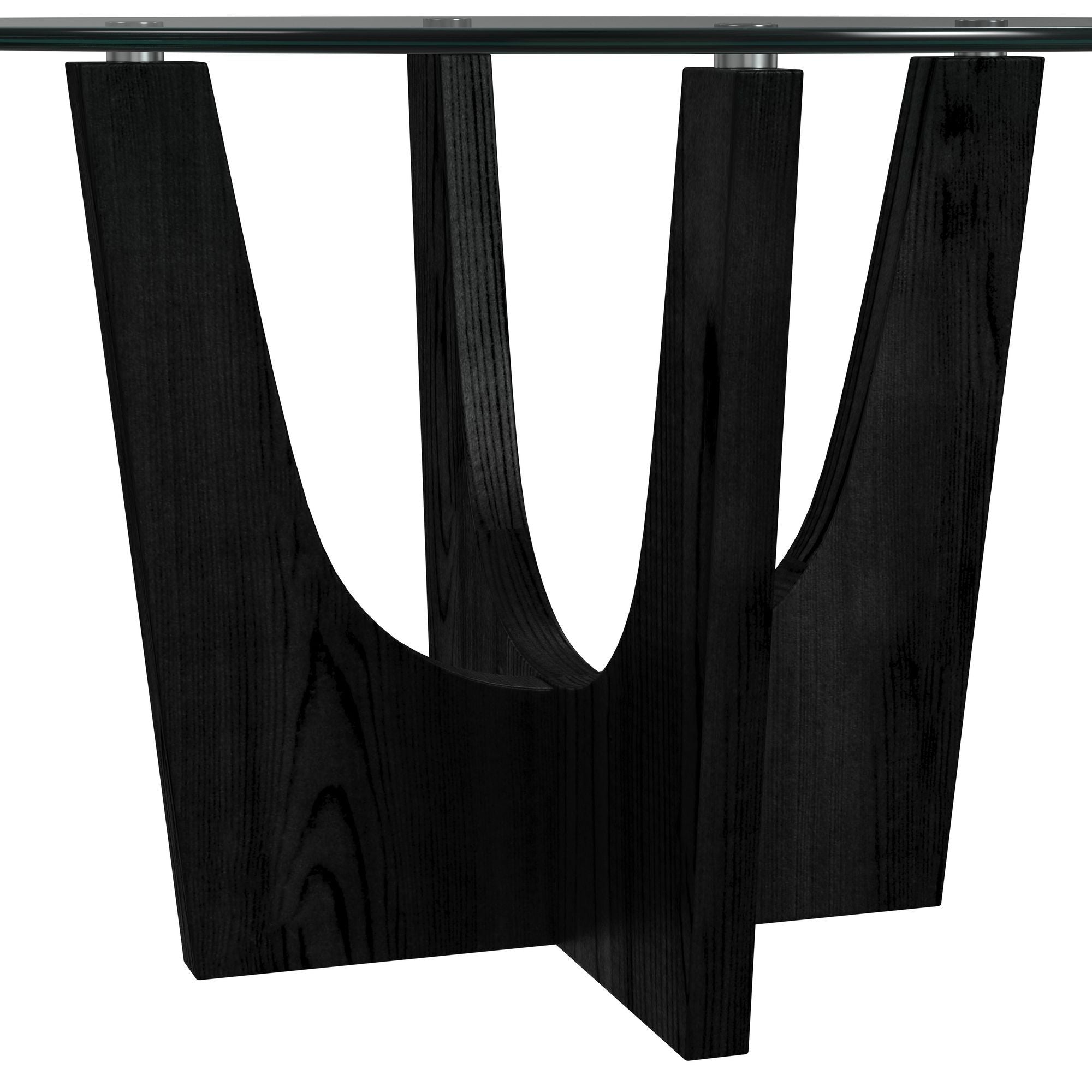 Oregon - Round Table With Glass Top