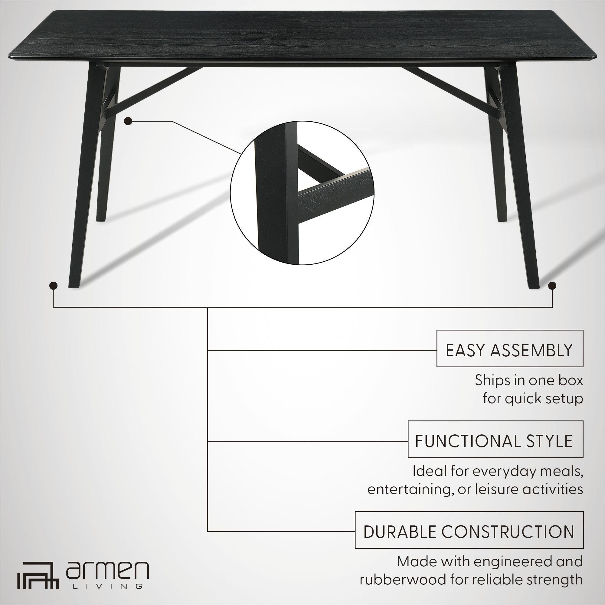 Channell - Wood Dining Table