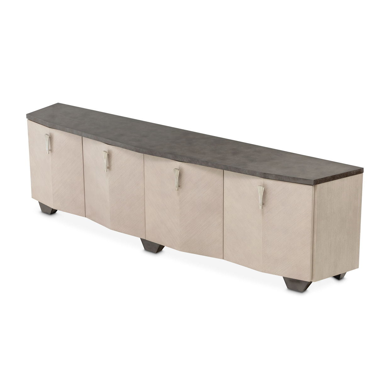Fantosini - Media Cabinet - Silver Mist
