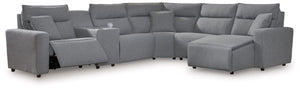 ModMax II - Salt And Pepper - Reclining Sectional