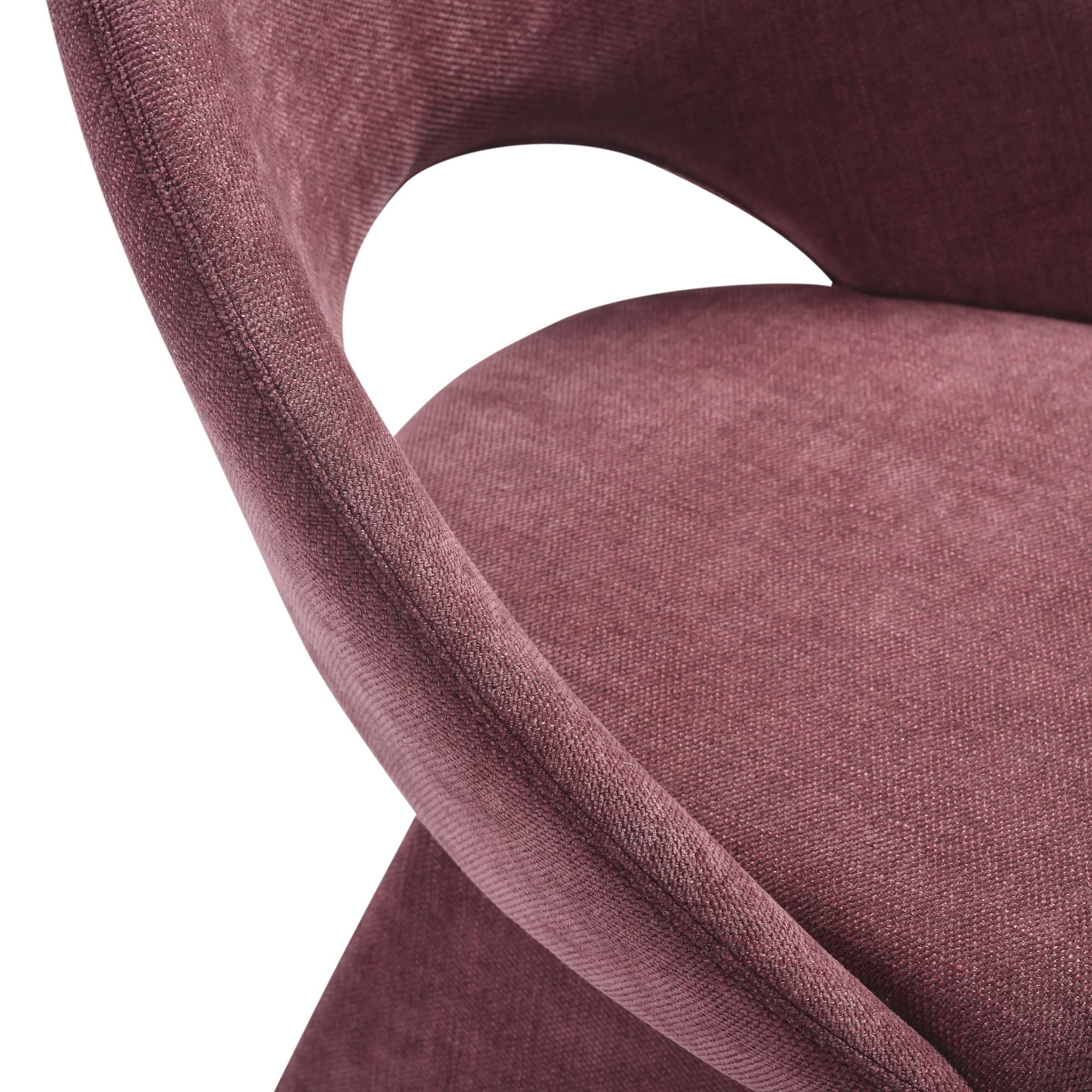 Angelina - Modern Curved Back Upholstered Dining Chair