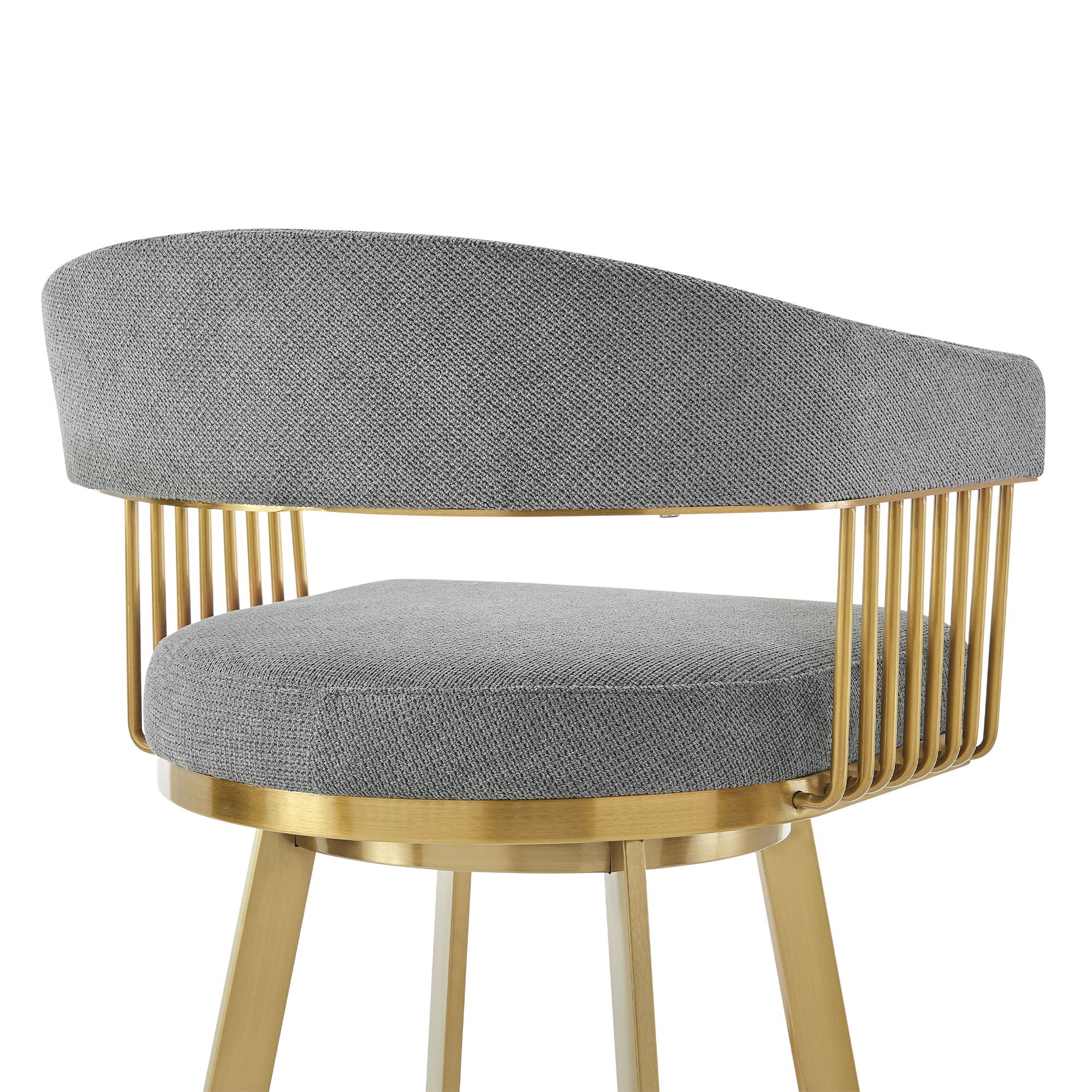 Chelsea - Swivel Fabric Stool