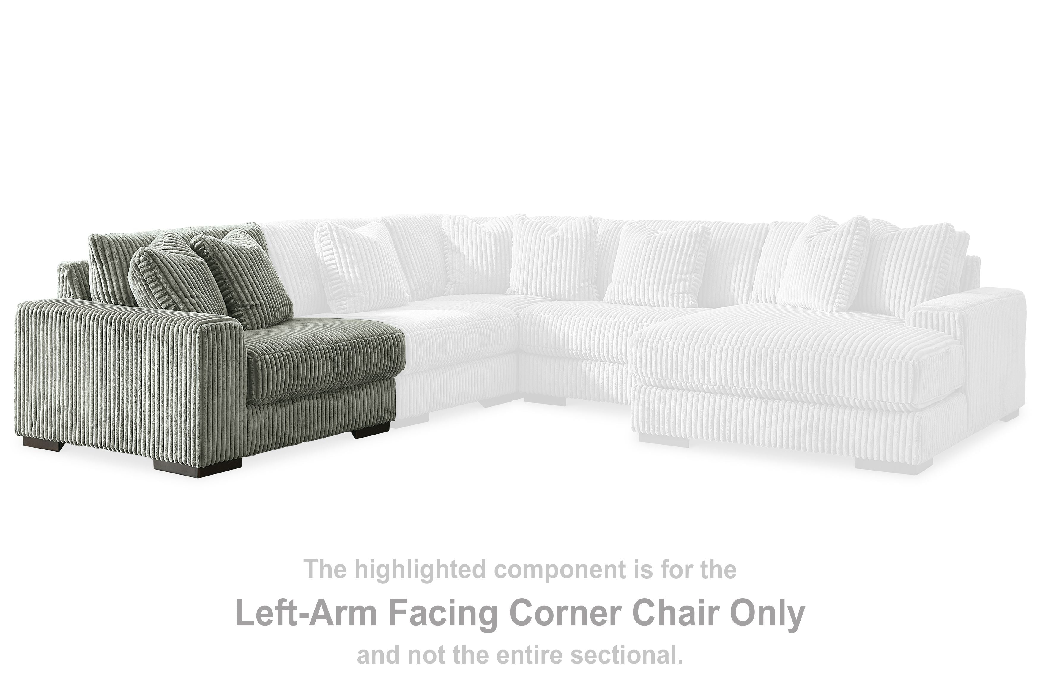 Lindyn - LAF Corner Chair - Fog