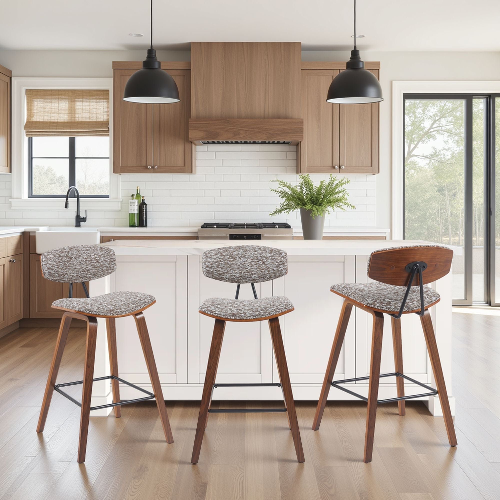Fox - Mid-Century Counter Stool