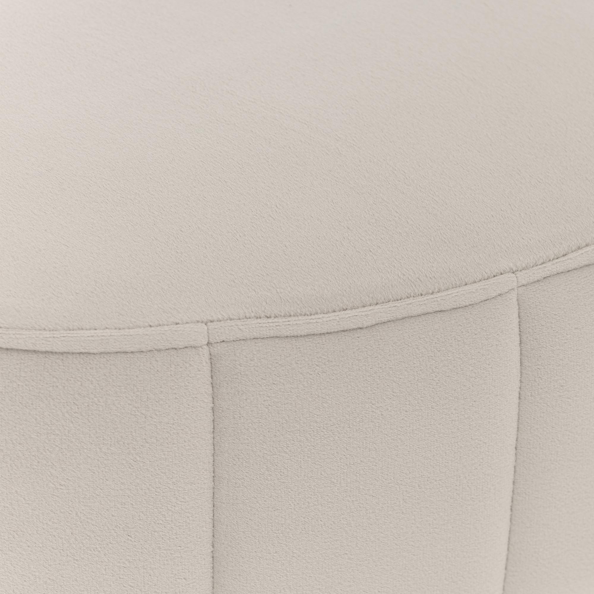 Signature Beds & Benches - Orchid Velvet Accent Bench - Gray / Chrome