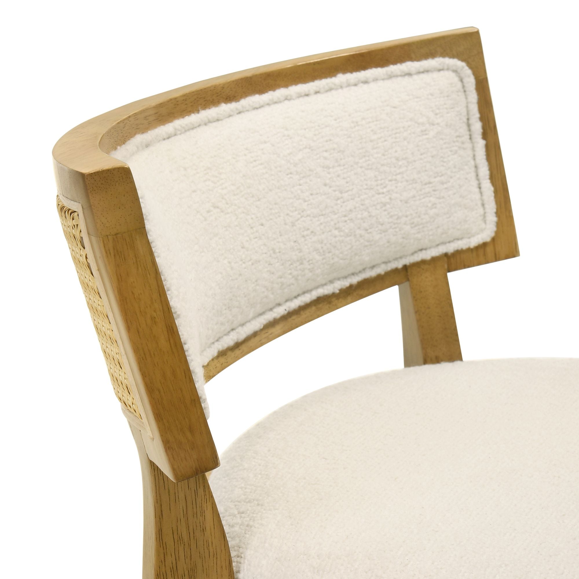 Noely - Modern Farmhouse Swivel Wood Counter Height Kitchen Bar Stool