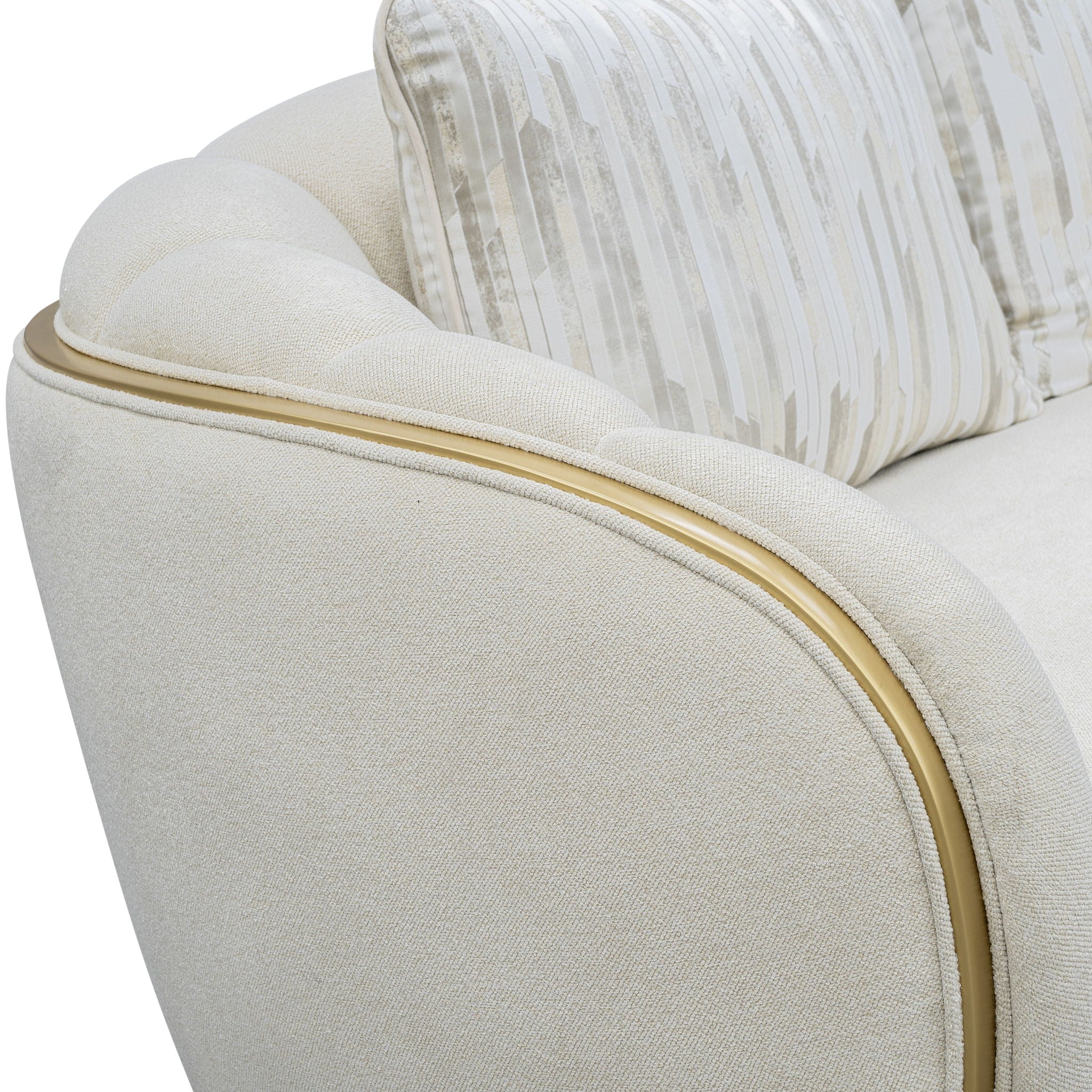 Scotts Square - Sofa - Cornsilk / Light Champagne