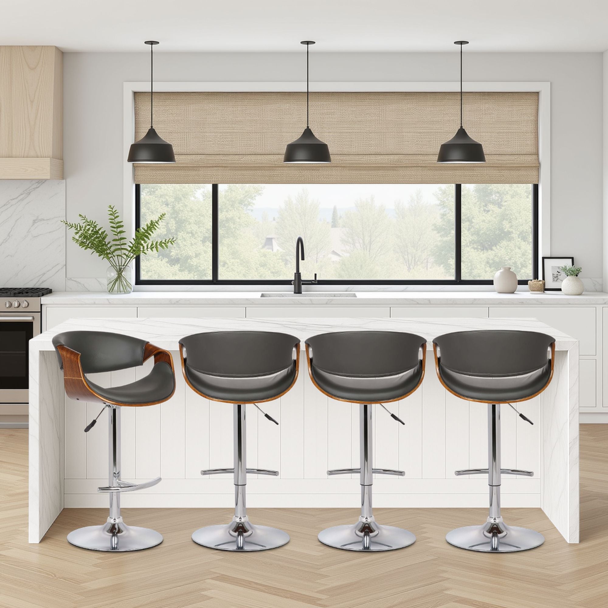 Butterfly - Adjustable Height Swivel Bar Stool