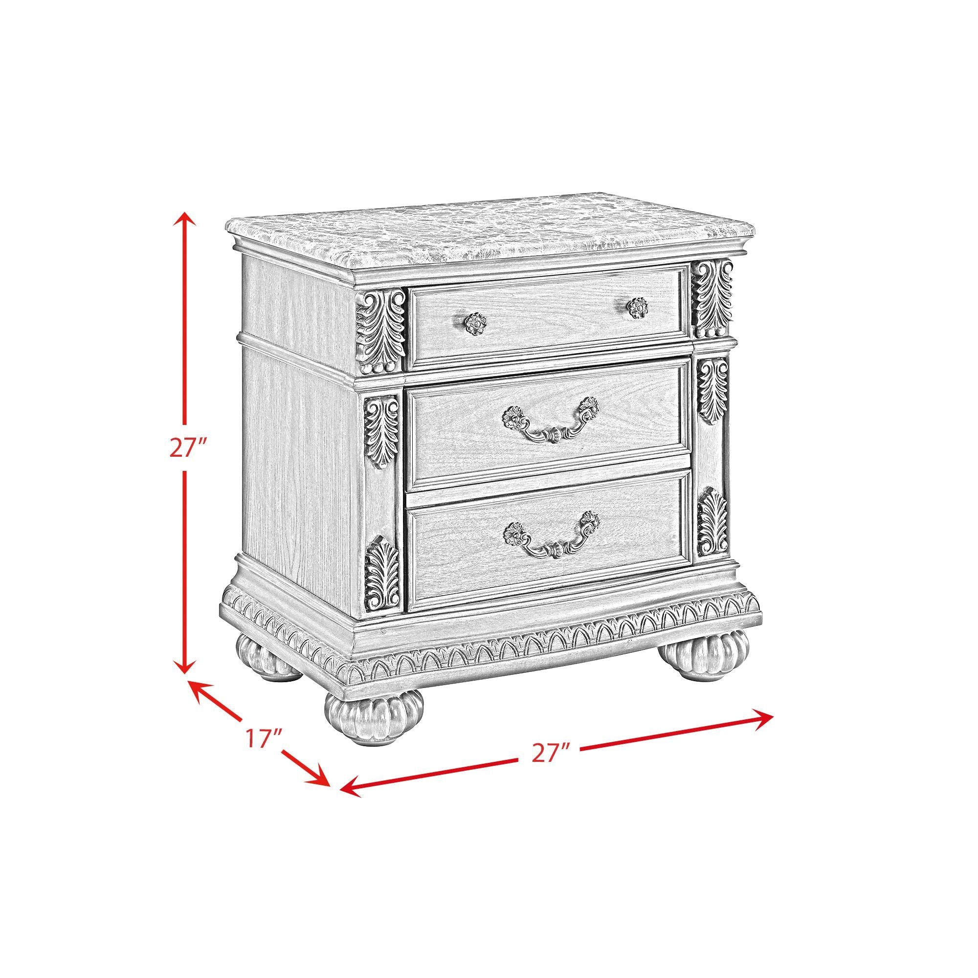 Cadenza - Nightstand With USB-C - Brown