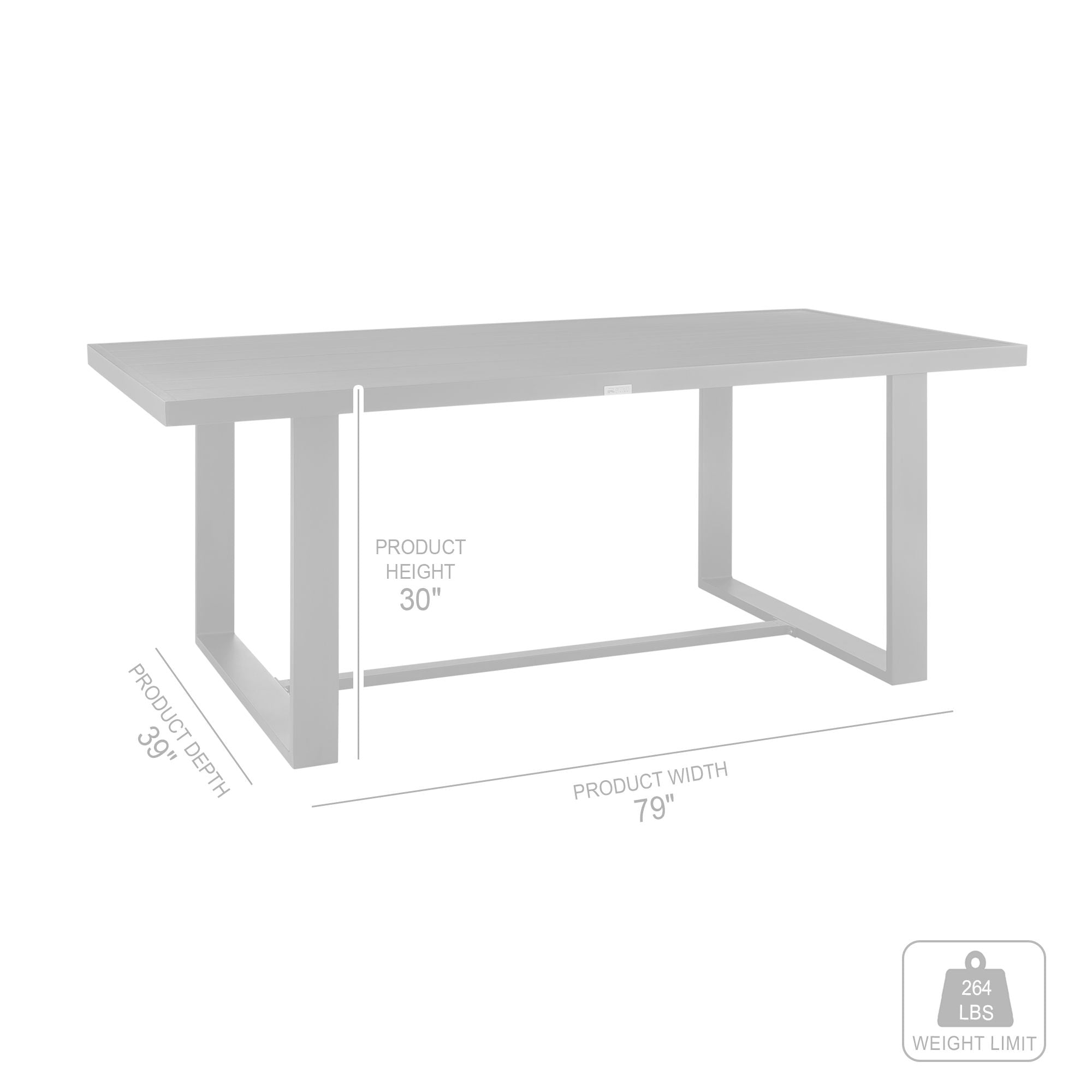 Felicia - Outdoor Patio Dining Table