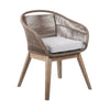 Tutti Frutti - Indoor / Outdoor Dining Chair - Light Eucalyptus / Latte