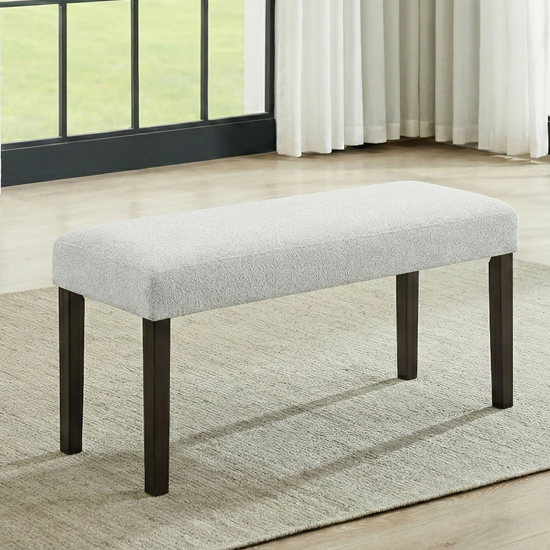 Carissa - Dining Bench - Stone